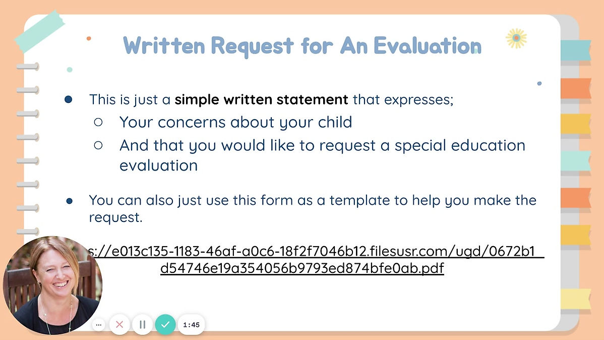How to Request Preschool Special Education Evaluation